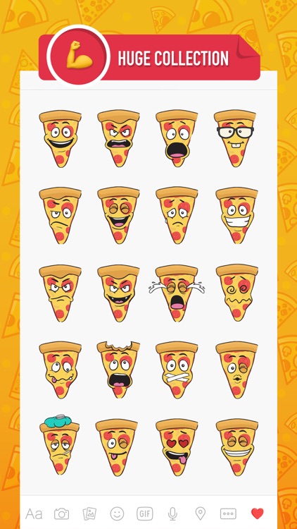 PizzaMoji - pizza stickers & emojis for restaurant