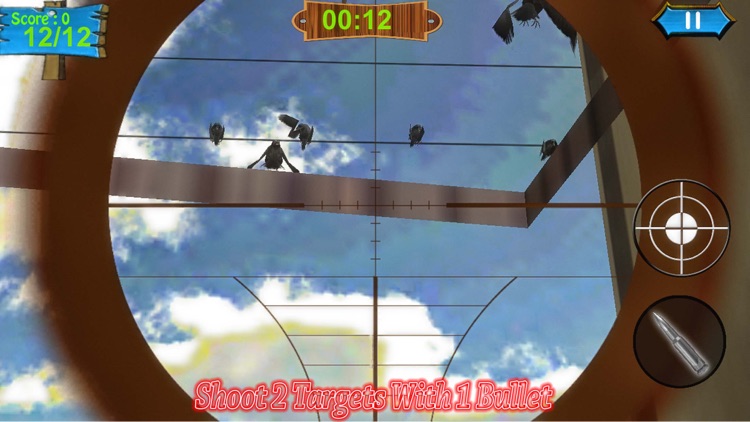 Ultimate wild crow hunter: birds sniper kill shot