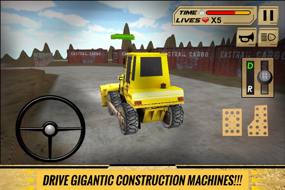 Sand Excavator Crane & Dumper Truck Simulator Game screenshot 3