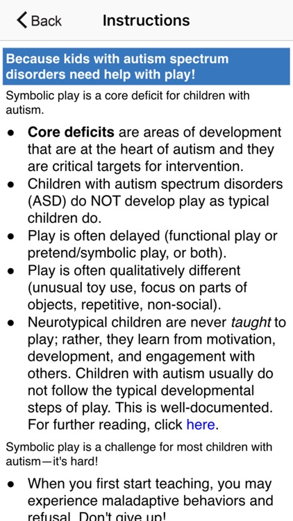 Autism: Teaching Play