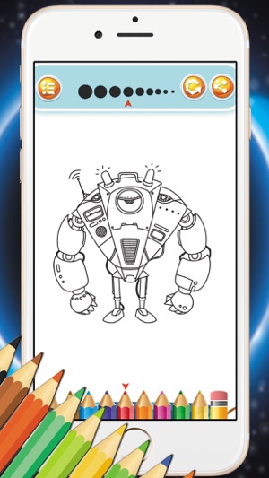 Robot Coloring Book Game For Kids(圖1)-速報App