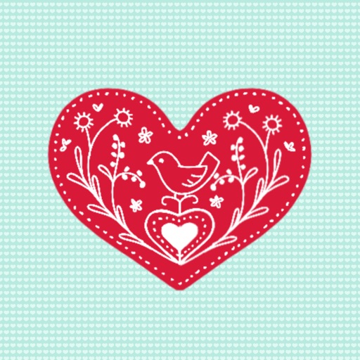 Love and Valentine Hearts Stickers for Messages