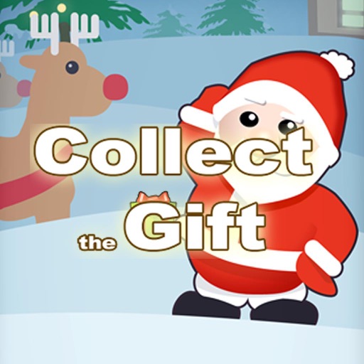 Collect the gift - Cut the line Icon