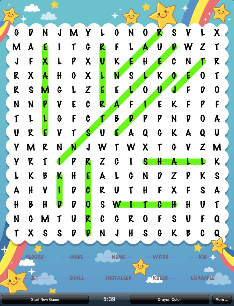 Word Search for Young Readers screenshot 2