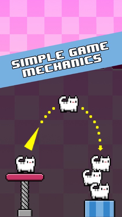 Cat-A-Pult: Endless stacking of 8-bit kittens