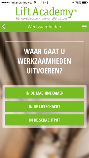 Veilig werken (LiftAcademy)