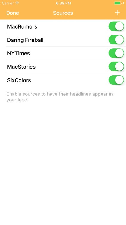 Headlines: Simple RSS Reader