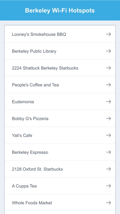 Berkeley Wifi Hotspots