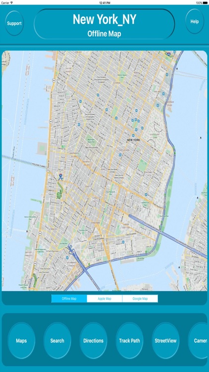 New York NY USA Offline City Maps with Navigation