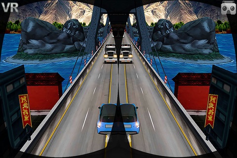 VR Race in Car : A Virtual Reality Racing Sim screenshot 4