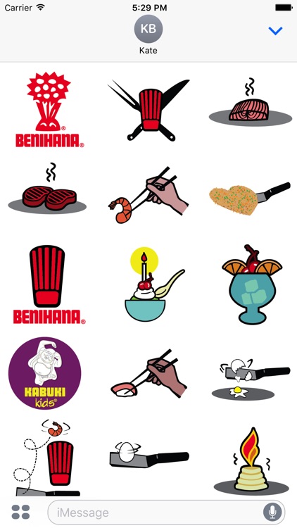 Benihana Sticker Pack