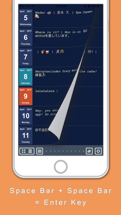 DIARY ANALOG : CALENDAR screenshot 4