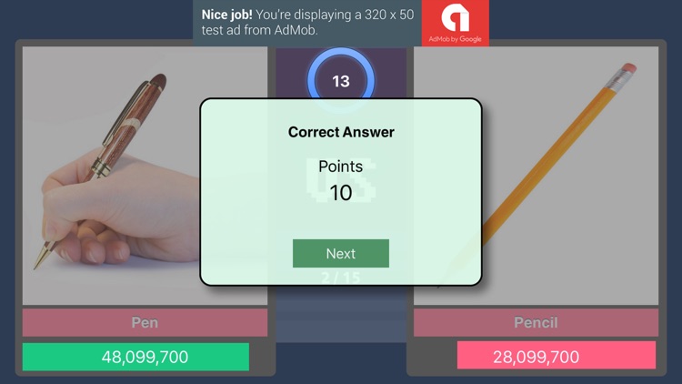 Higher & Lower - Game Quiz Solid screenshot-3