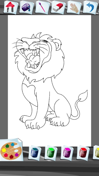 Lion Coloring Book App