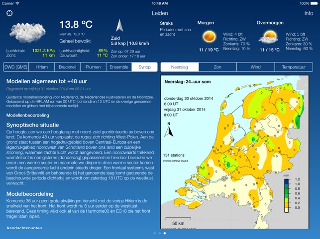 Het Weer in Nederland HD(圖4)-速報App