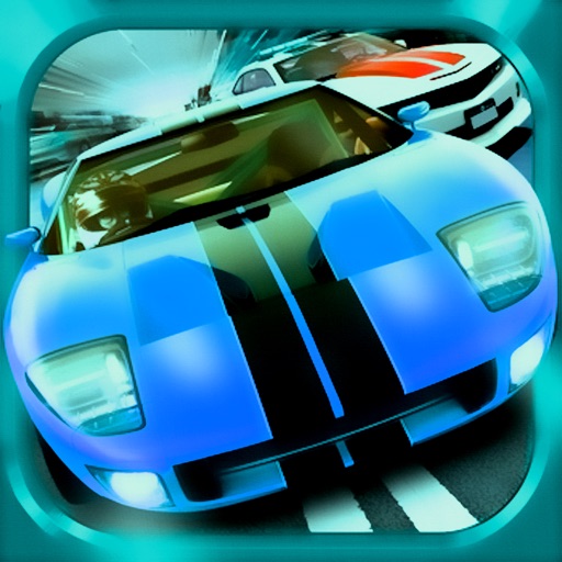 Blue Car 8 : Fast Racing Hard Driving icon