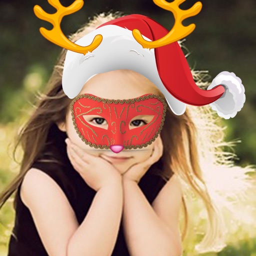 Snap Santa Face -Cute Emoji, Stickers, Santa Faces icon