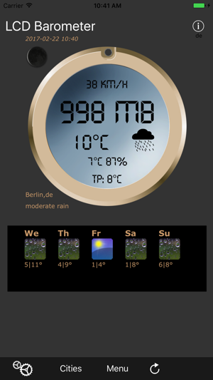 LCD Barometer