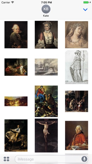 Jacques Louis David - Artworks Stickers