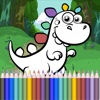 Game Dinosaurs Story Colouring For Kid Version