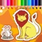 Free Lion And Mouse Coloring Book Game