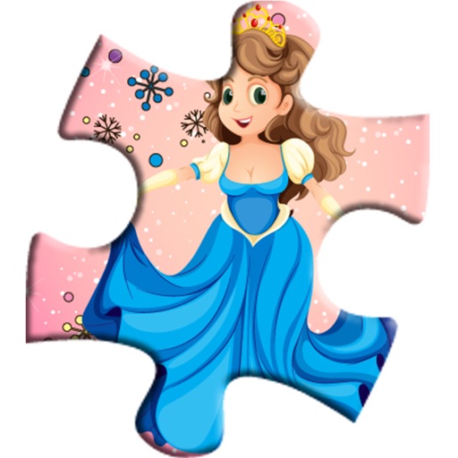 Cute Princess Jigsaw Puzzle for Kids Icon