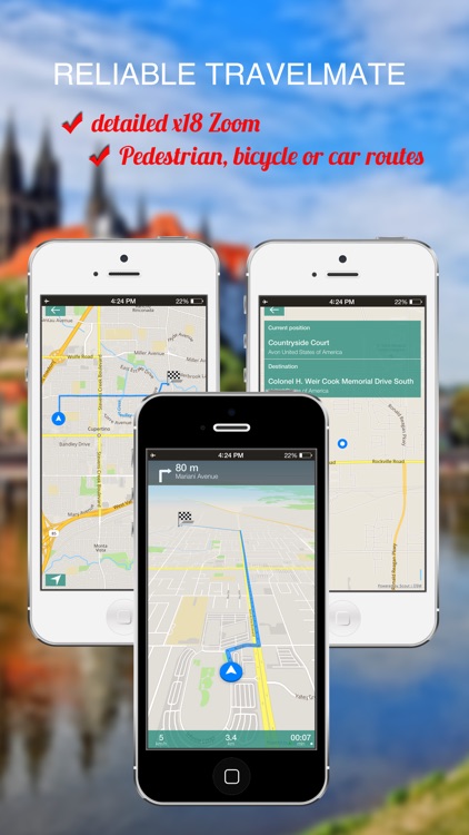 Lisbon, Portugal : Offline GPS Navigation