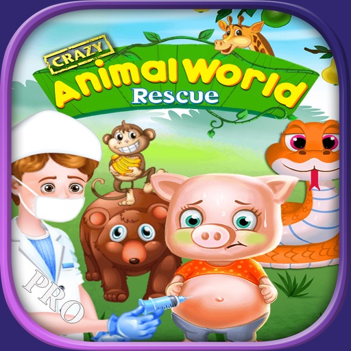 Crazy Animal World Rescue icon
