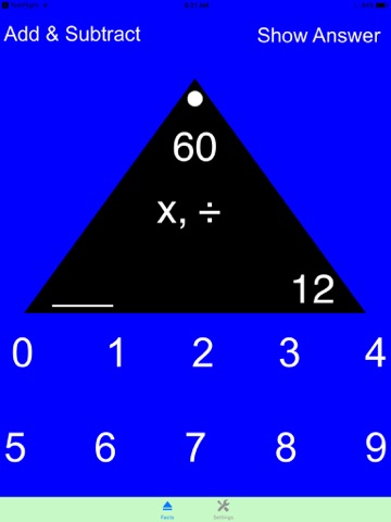 Fact Family Triangles screenshot 2