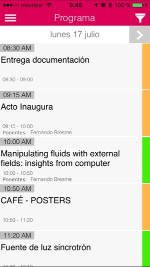 XXXVI Reunión Bienal de la Real Sociedad Española(圖3)-速報App