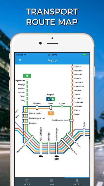 Oslo Travel Guide with Offline Street Map screenshot-4