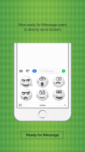 GolfMoji - golfer emoji & stickers for golf lovers(圖3)-速報App