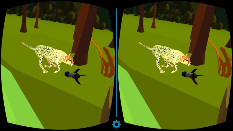 Low Poly Leopard Hunter - Virtual Reality (VR) screenshot-3