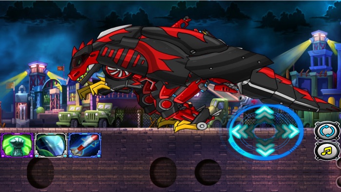 Mechanical Tyrannosaurus puzzle - kids games