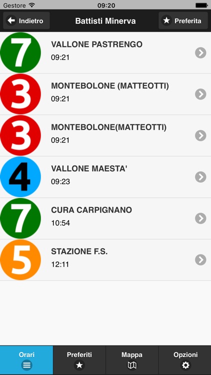 Line Pavia Bus Sapiens