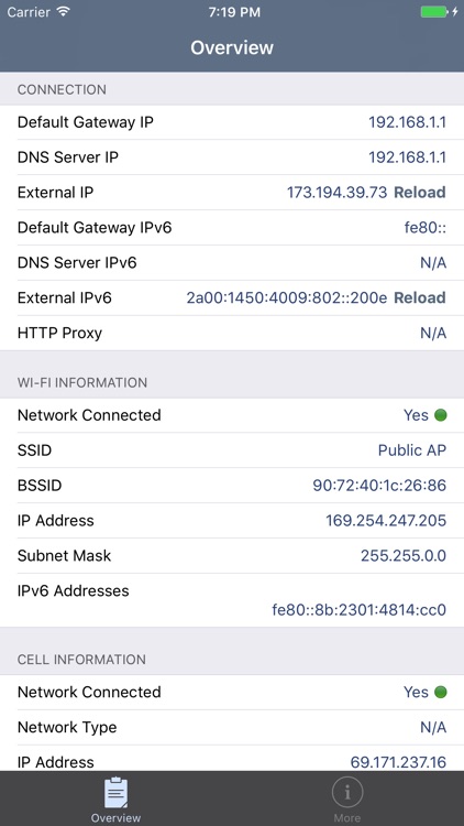 System Status Lite - CPU, battery, storage monitor