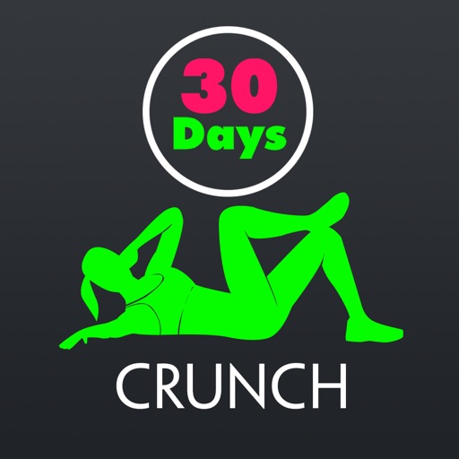 30 Day Crunch Fitness Challenges ~ Daily Workout Icon