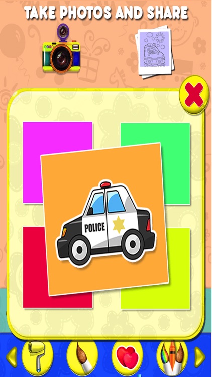 Car Kids Coloring Book screenshot-4