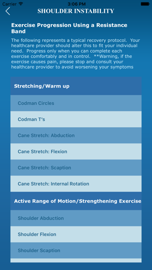 Medical iRehab Shoulder Instability(圖3)-速報App