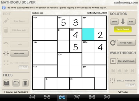 Mathdoku Solver screenshot 3