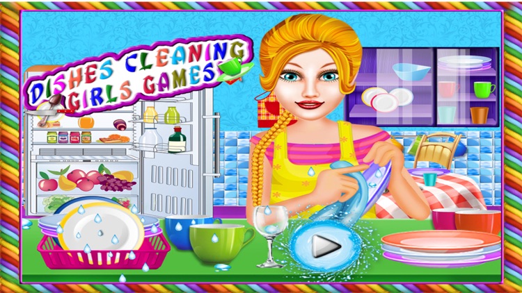 Dishes Cleaning Girls Games