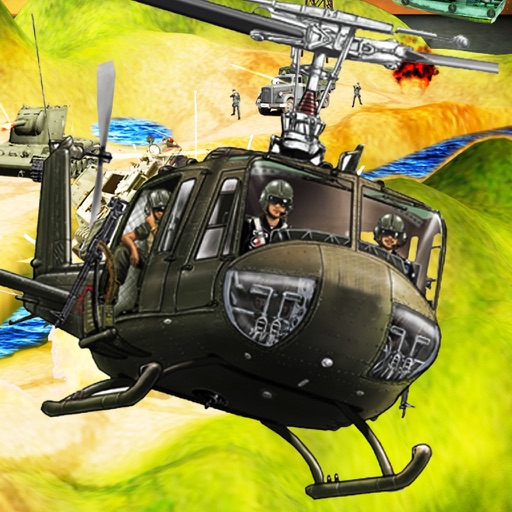 Army Commando Helicopter War Shooting 3D iOS App