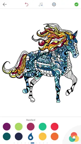 Game screenshot Horse Coloring Book for Adults apk