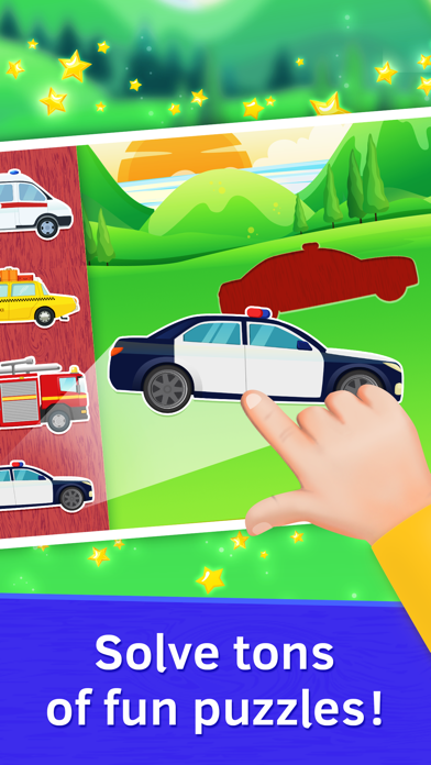 How to cancel & delete Baby Puzzles: Cars Matching Game from iphone & ipad 1