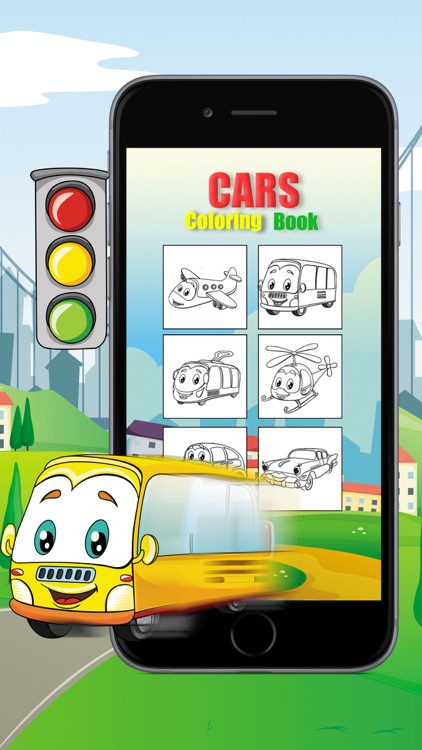 Cars Coloring Book For Kid