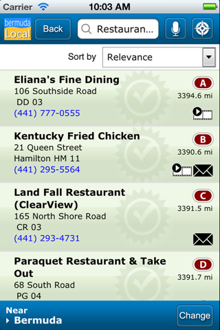 Bermuda Business Directories screenshot 3