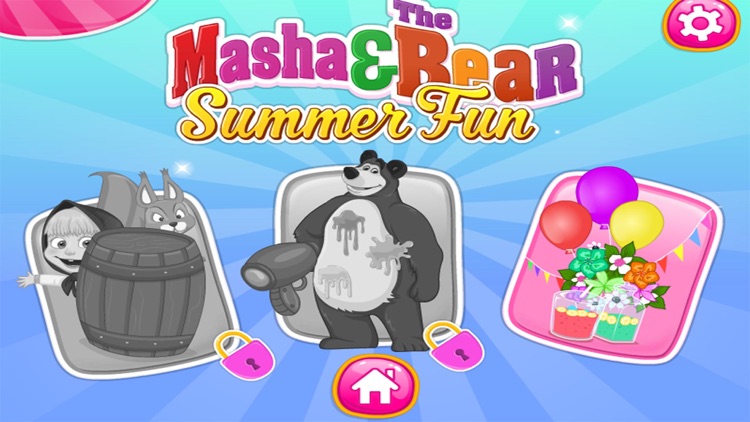 Masha And The Bear Summer Fun - Masha games screenshot-3