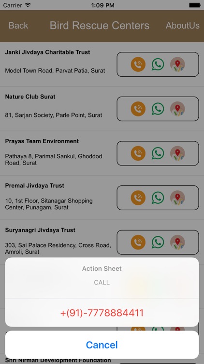 Animal Bird Help Line