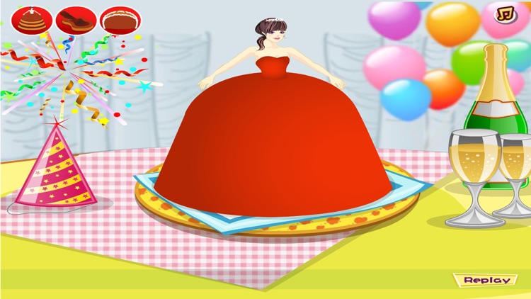 Cake Story - dress up kids games