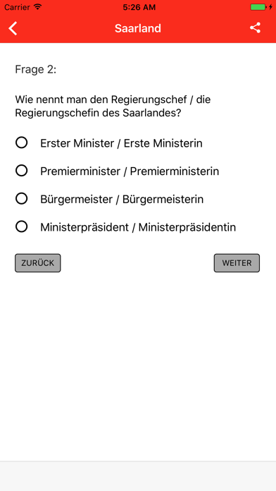 Einbürgerungstest Saarland screenshot 2